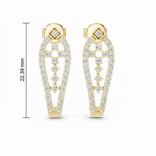 Art Deco Style Approx Half Cttw