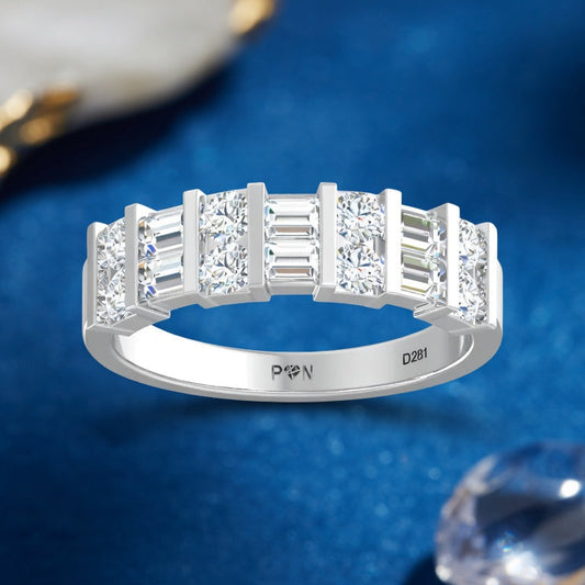 Classic Structured Channel Set Diamond