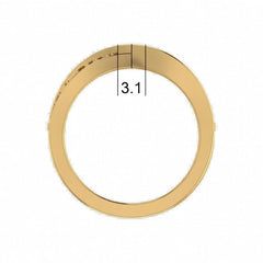 Channel Set Baguette & Round Brilliant Diamond Infinity Eternity