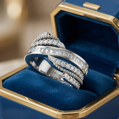 Full Coverage Opulent Surface Diamond Encrusted
