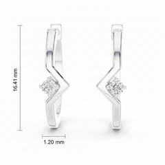 Geometric V-Shape Diamond