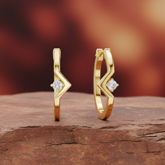 Geometric V-Shape Diamond
