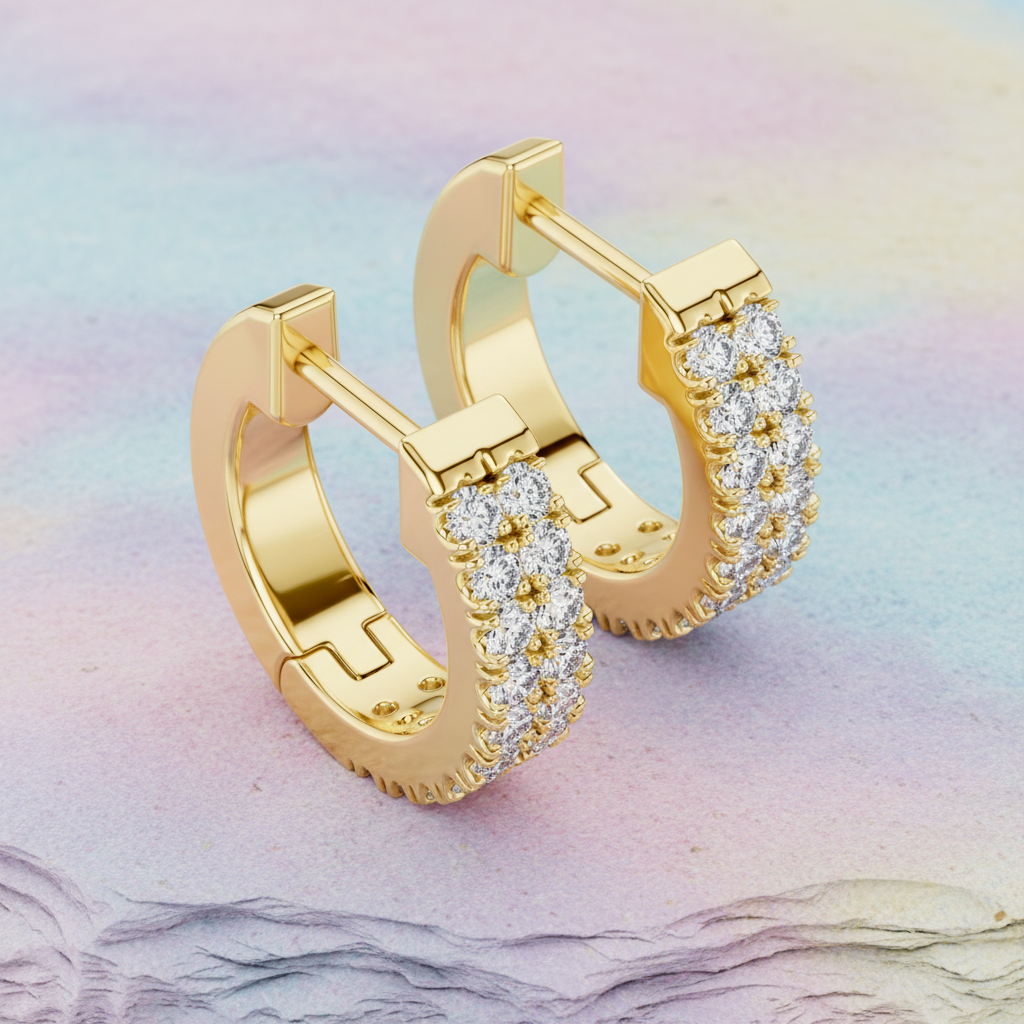 Twin Double Row Diamond Opulence