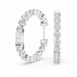 Milgrain Bezel-Set Diamond Sovereign