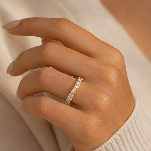 Traditional Nine Stone Diamond