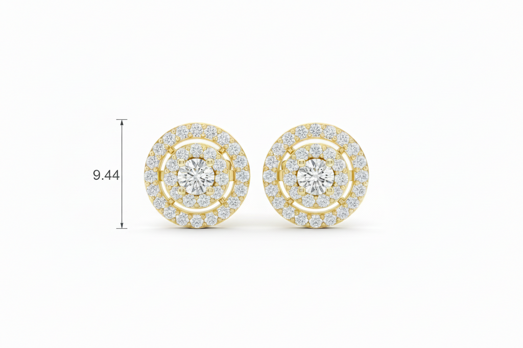 Celestial Orbit Double Halo Solitaire