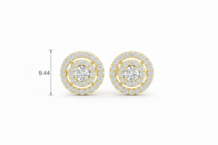 Celestial Orbit Double Halo Solitaire