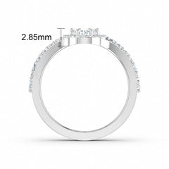 Horizontal Baguette & Round Diamond Cocktail