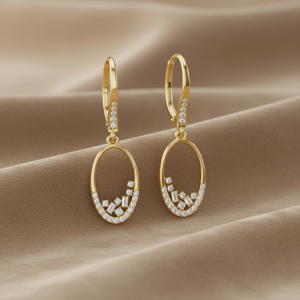Mixed-Cut Diamond Floating