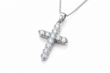 Premium Diamond Accent Gold Cross