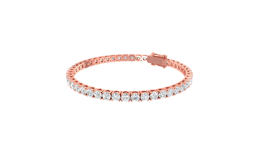 Round Brilliant Tennis Bracelet - BR189C