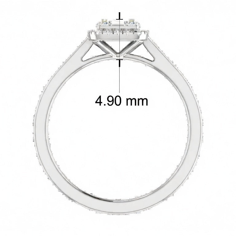 Classic Enduring Row Diamond Accent