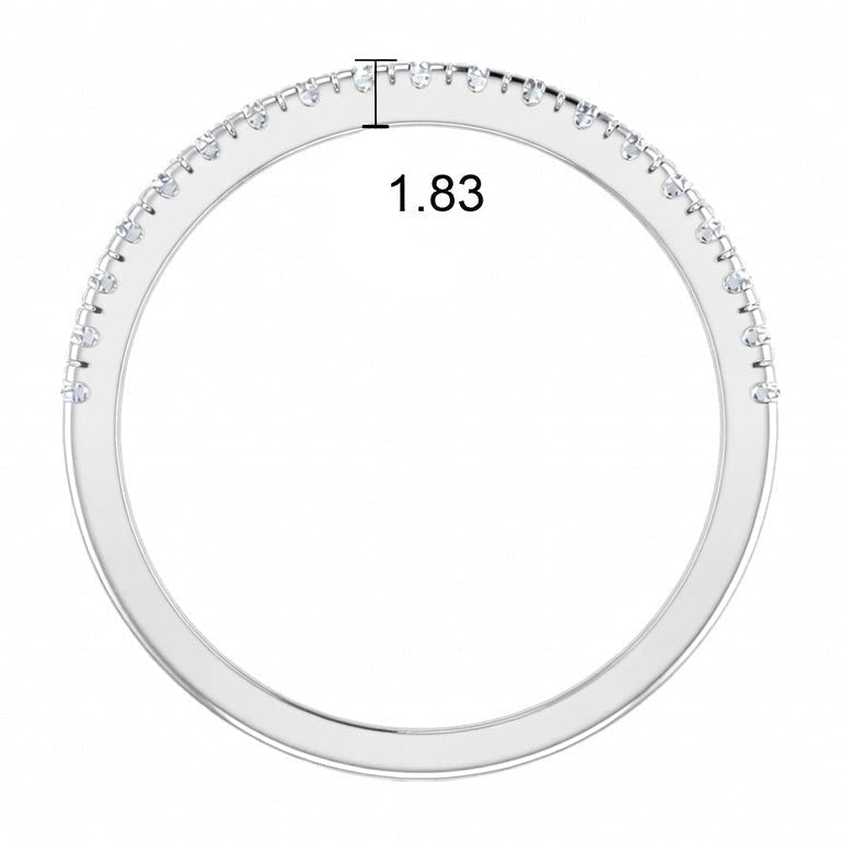 Classic Straight Refined Eternity Diamond