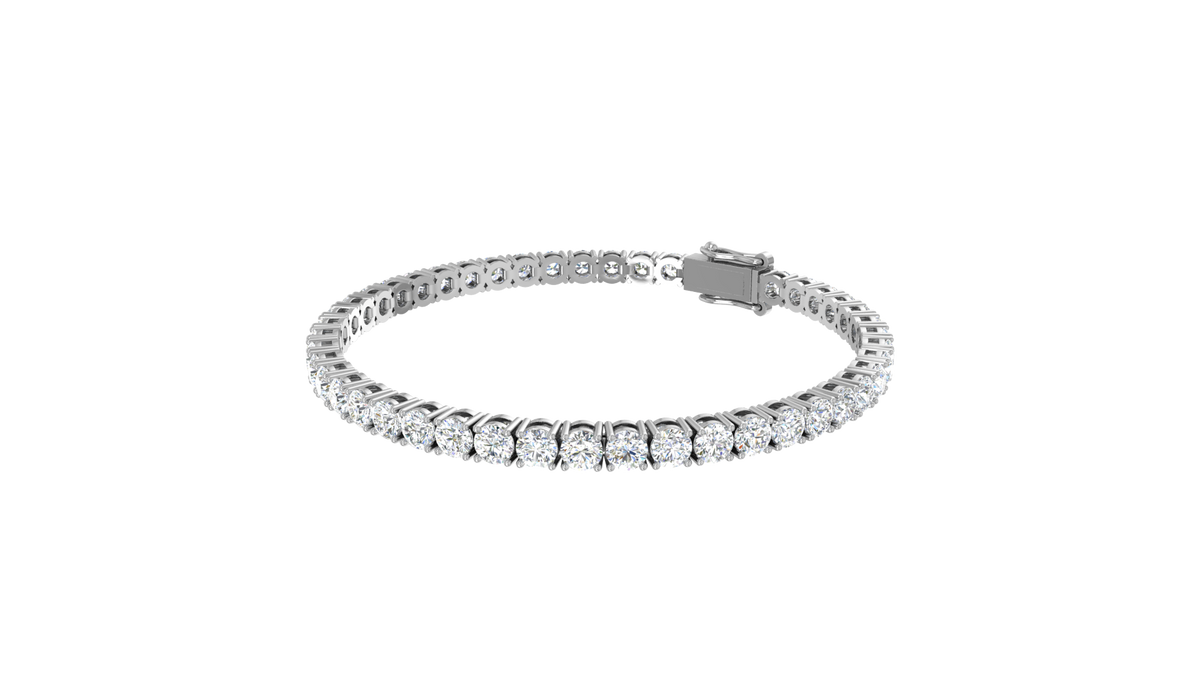 Round Brilliant Tennis Bracelet