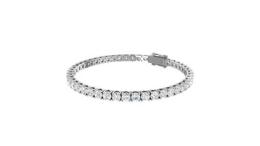 Round Brilliant Tennis Bracelet - BR189C
