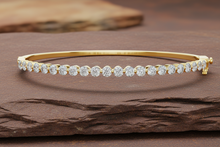 Load image into Gallery viewer, Half Circle Eternity Diamond Circle