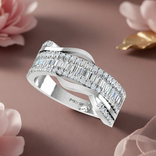Full Baguette Opulent Surface Diamond Encrusted