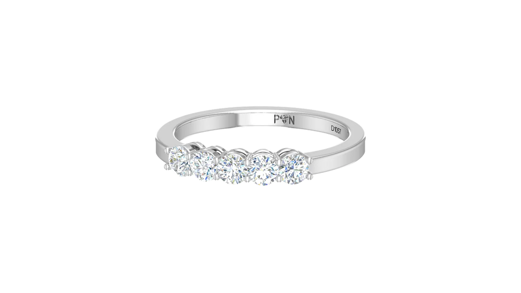Five Stone Prong Diamond