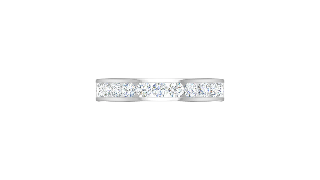 Brilliant Round-Cut Half-Eternity