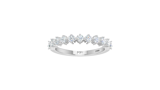 Graduating Round Alternating Crown Band