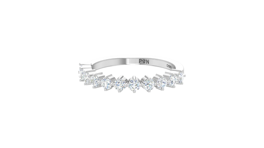 Graduating Round Alternating Crown Band