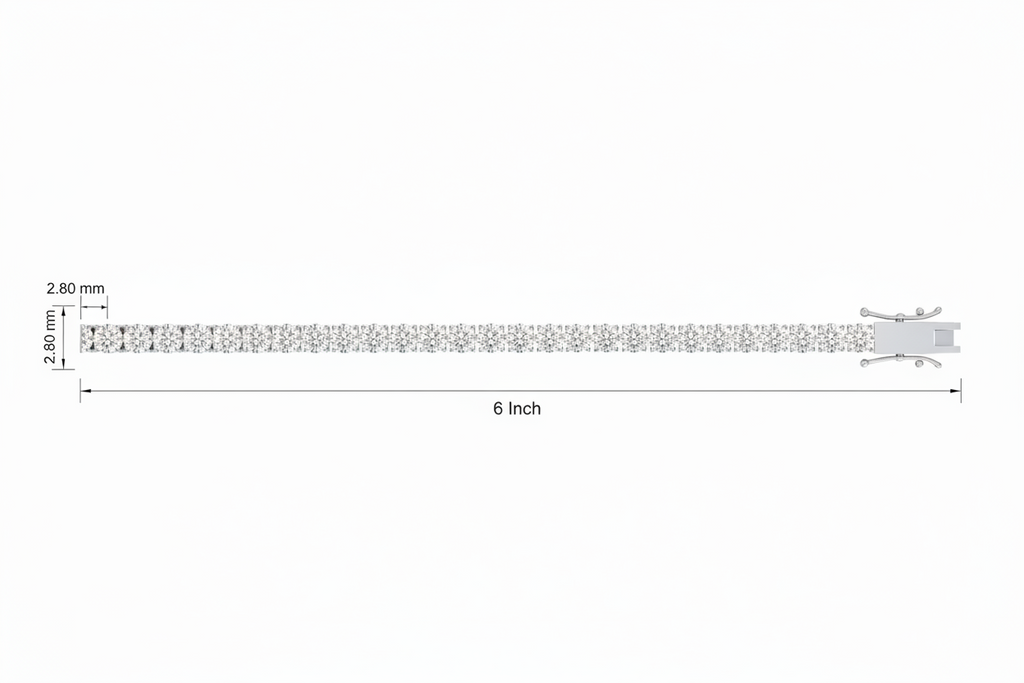 The Cosmic Bond Diamond Tennis Bracelet