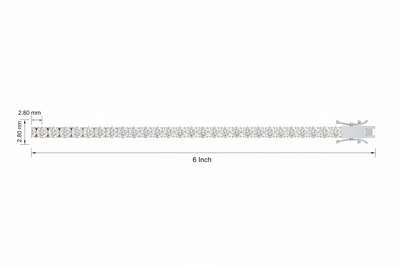 The Cosmic Bond Diamond Tennis Bracelet