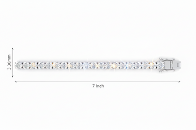 Eternity Round Diamond Tennis Bracelet