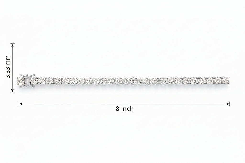 Classic Sparkle Diamond Tennis Bracelet