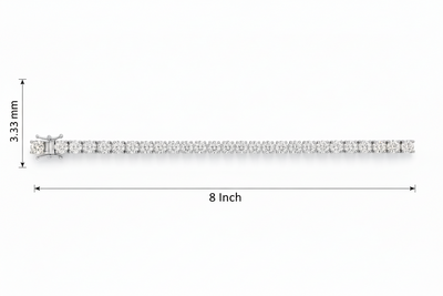 Classic Sparkle Diamond Tennis Bracelet