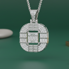 Load image into Gallery viewer, Baguette Cluster Oval Shape Diamond Radiance