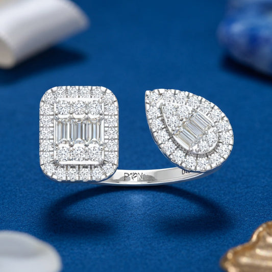 Two-Stone Side-by-Side Solitaire Diamond