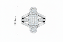 Load image into Gallery viewer, Horizontal Baguette &amp; Round Diamond Cocktail