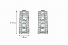 Load image into Gallery viewer, Modern Channel Baguette Diamond Sparkle