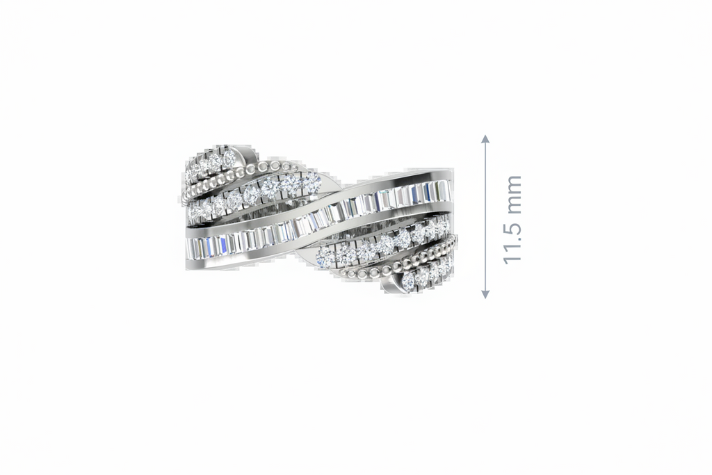 Full Coverage Opulent Surface Diamond Encrusted