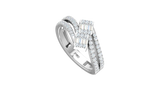 Sparkling Diamond Three Row Fashion