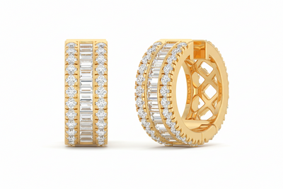 Luxury Baguette Channel Diamond Shimmer
