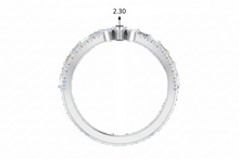 Load image into Gallery viewer, Scattered Encrusted Round &amp; Baguette Diamond Interlock