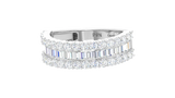 Open Crisscross Lattice & Brilliant-Cut Diamond Runway