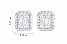 Load image into Gallery viewer, Baguette Illusion Diamond Opulence