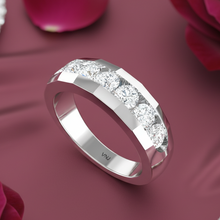Load image into Gallery viewer, Seven Stone One Half Carat Diamond