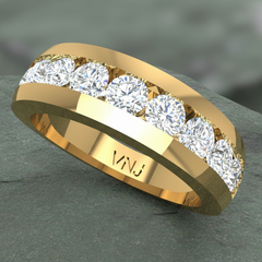 Nine Stone Approx One Half Carat Diamond