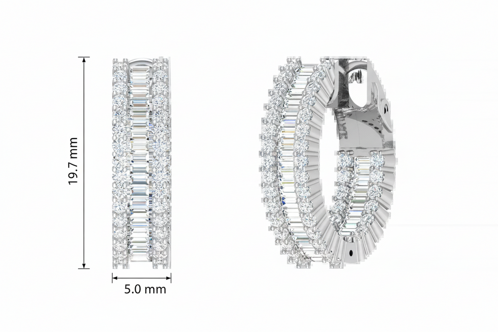 Baguette Round Diamond Radiance