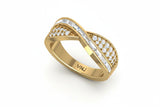 Channel Set Baguette & Round Brilliant Diamond Infinity Eternity