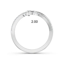 Load image into Gallery viewer, Mixed-Cut Sparkling Baguette &amp; Round Diamond Eternity
