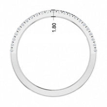 Load image into Gallery viewer, Tiered Brilliant Diamond Multi Row Encrusted Eternity