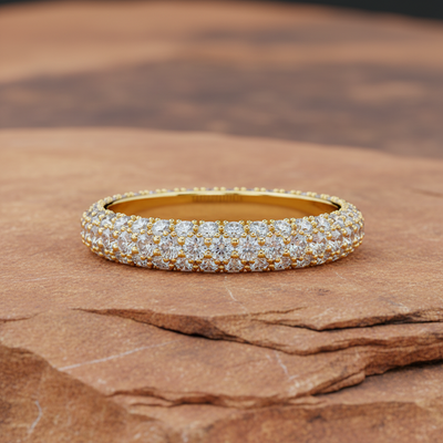 Cutwork Lattice Diamond Grandeur