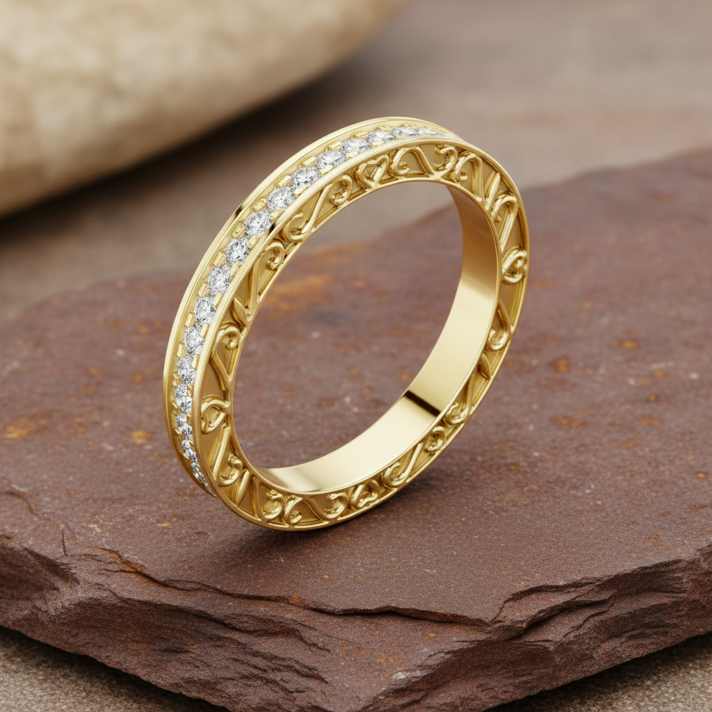 Heirloom Full Pavé Diamond Celestial