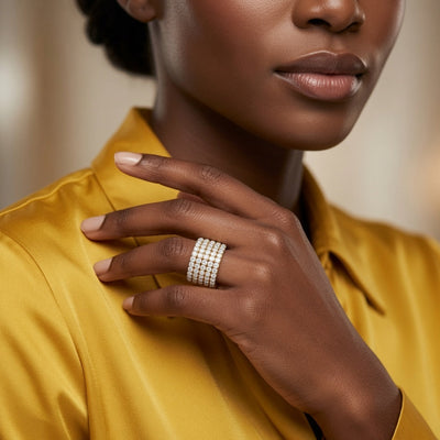 Five-Row Natural Diamond