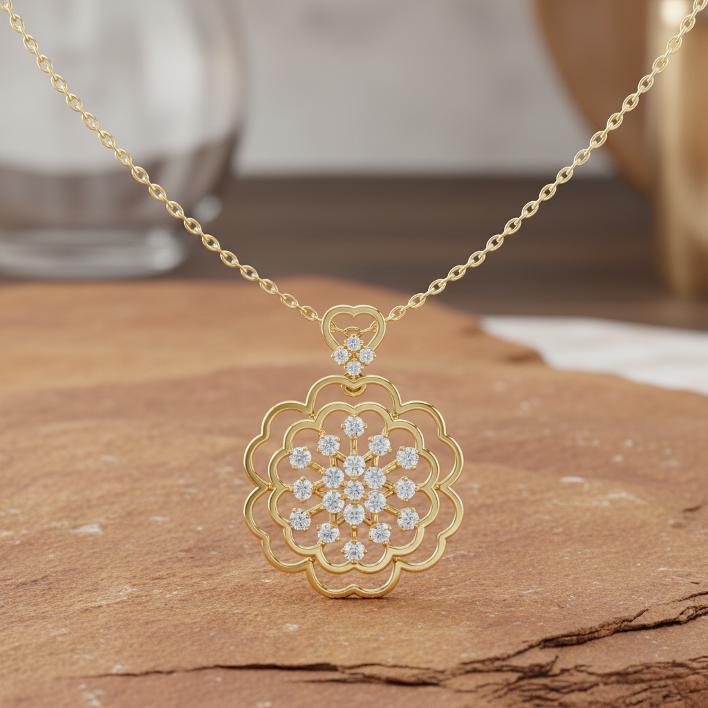 Lotus Mandala Constellation Diamond